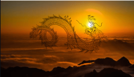 Dragon Sunset